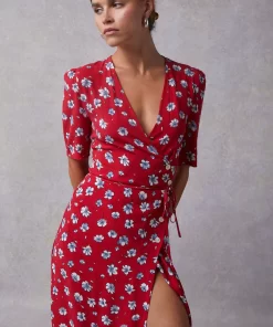 Clothing Rouje | Gabin Dress Red