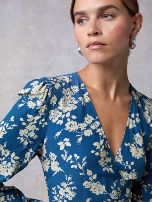 Clothing Rouje | Gabin Dress Blue