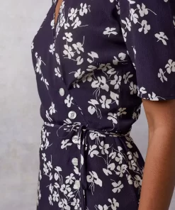 Clothing Rouje | Gabin Dress Cerisier Marine