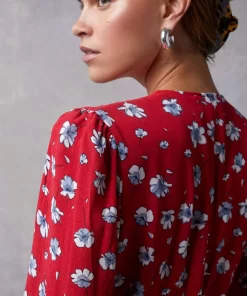 Clothing Rouje | Gabin Dress Red