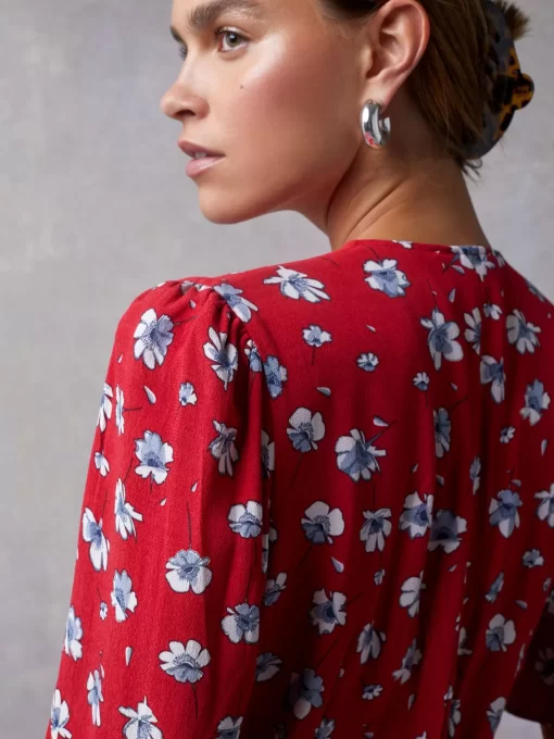 Clothing Rouje | Gabin Dress Red