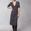 Clothing Rouje | Gabin Dress Upcycled Roses Bicolores
