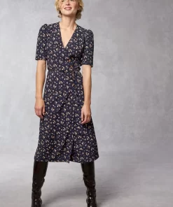 Clothing Rouje | Gabin Dress Upcycled Roses Bicolores