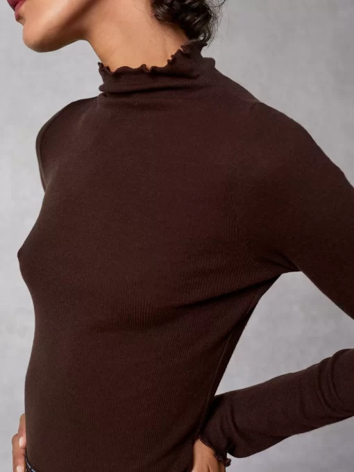 Clothing Rouje | Galina Sweater Marron