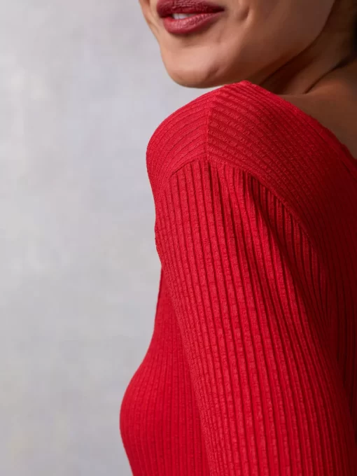 Clothing Rouje | Gio Top Uni Rouge