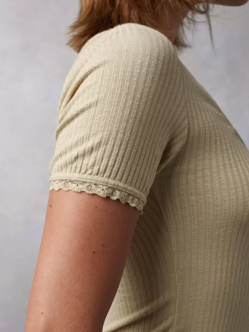 Clothing Rouje | Giuia Top Creme