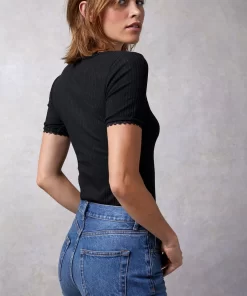 Clothing Rouje | Giuia Top Noir