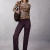 Clothing Rouje | Glenda Pants Uni Aubergine