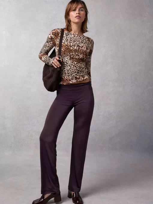 Clothing Rouje | Glenda Pants Uni Aubergine