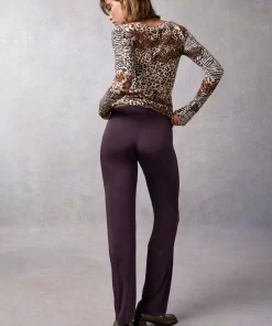 Clothing Rouje | Glenda Pants Uni Aubergine