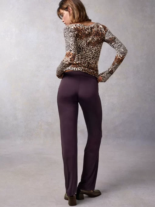Clothing Rouje | Glenda Pants Uni Aubergine
