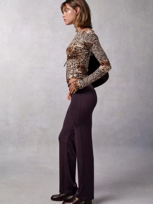 Clothing Rouje | Glenda Pants Uni Aubergine