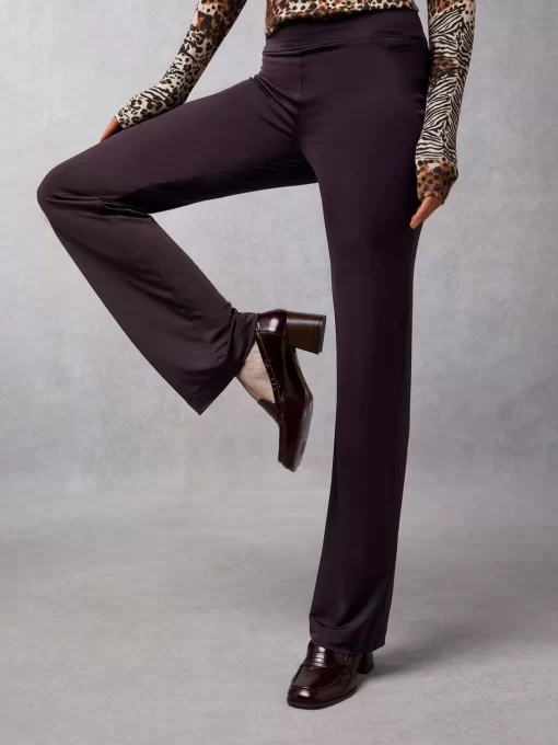 Clothing Rouje | Glenda Pants Uni Aubergine