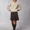 Clothing Rouje | Ilyes Skirt Tweed Marron