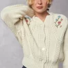 Clothing Rouje | Ima Cardigan Uni Ecru