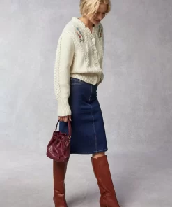 Clothing Rouje | Ima Cardigan Uni Ecru