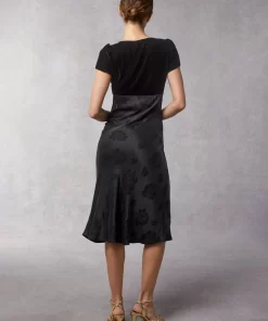 Clothing Rouje | Ines Dress Velours Noir