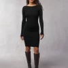 Clothing Rouje | Injou Dress Uni Noir