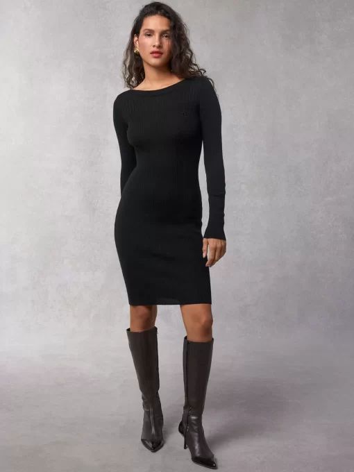 Clothing Rouje | Injou Dress Uni Noir
