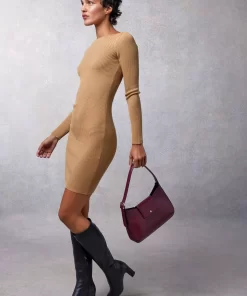 Clothing Rouje | Injou Dress Uni Camel