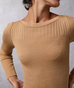 Clothing Rouje | Injou Dress Uni Camel