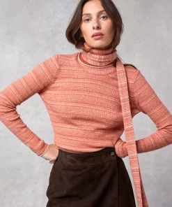 Clothing Rouje | Iris Turtleneck Uni Rouge