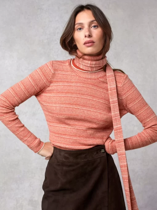 Clothing Rouje | Iris Turtleneck Uni Rouge