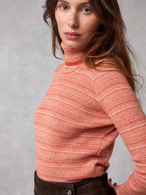 Clothing Rouje | Iris Turtleneck Uni Rouge