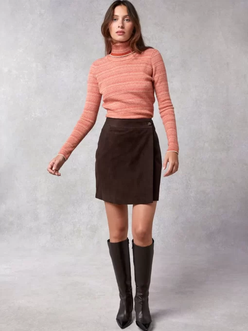 Clothing Rouje | Iris Turtleneck Uni Rouge