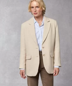 Clothing Rouje | Jacques Jacket Double Gaze Paille