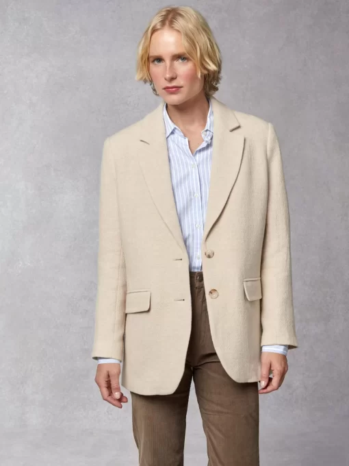 Clothing Rouje | Jacques Jacket Double Gaze Paille