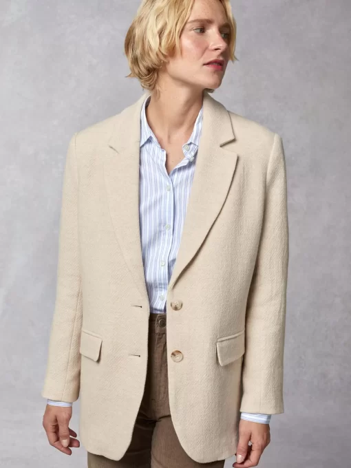 Clothing Rouje | Jacques Jacket Double Gaze Paille