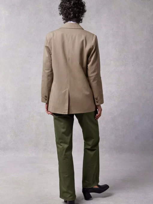Clothing Rouje | Jacques Jacket Uni Taupe