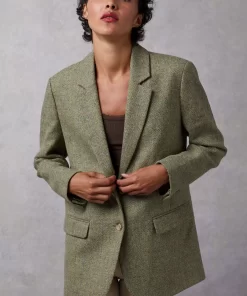 Clothing Rouje | Jacques Jacket Chevron Carreaux Menthe