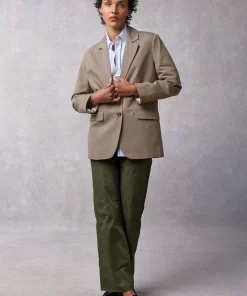 Clothing Rouje | Jacques Jacket Uni Taupe