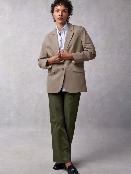Clothing Rouje | Jacques Jacket Uni Taupe
