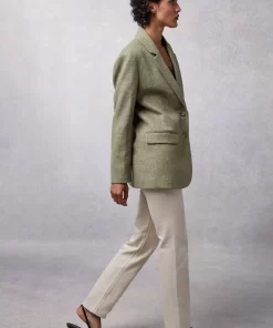 Clothing Rouje | Jacques Jacket Chevron Carreaux Menthe