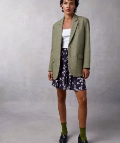 Clothing Rouje | Jacques Jacket Chevron Carreaux Menthe