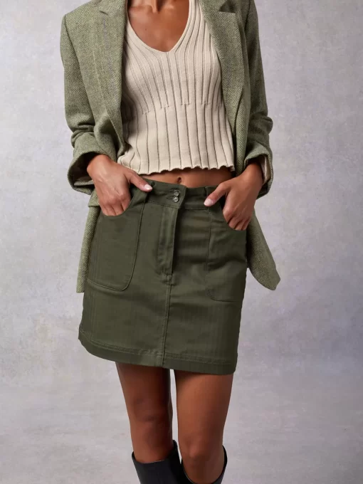 Clothing Rouje | Jacques Jacket Chevron Carreaux Menthe