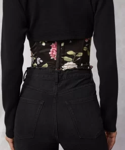 Clothing Rouje | Jade Cardigan Uni Noir