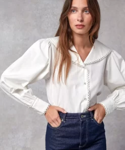 Clothing Rouje | Jamel Shirt Uni Blanc
