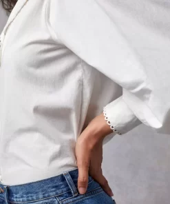 Clothing Rouje | Jamel Shirt Uni Blanc
