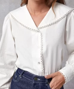 Clothing Rouje | Jamel Shirt Uni Blanc
