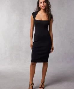 Clothing Rouje | Janet Dress Uni Noir