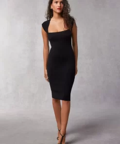 Clothing Rouje | Janet Dress Uni Noir