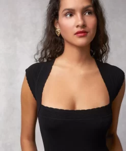 Clothing Rouje | Janet Dress Uni Noir