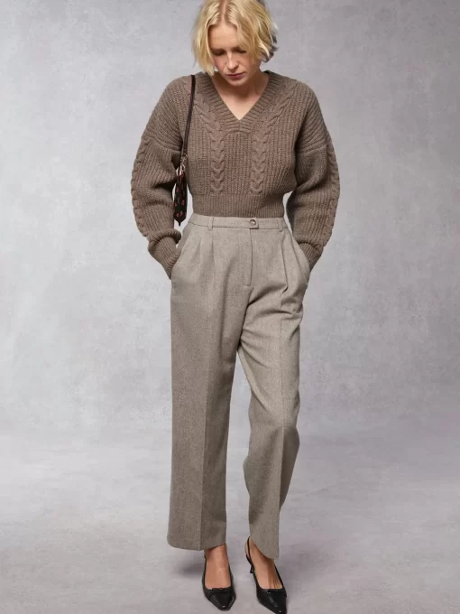 Clothing Rouje | Jeje Pants Chine Beige