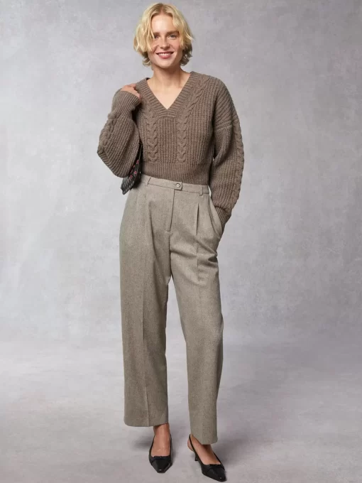 Clothing Rouje | Jeje Pants Chine Beige