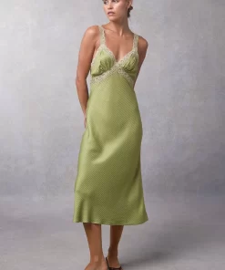 Clothing Rouje | Jenna Dress Jacquard Tilleul