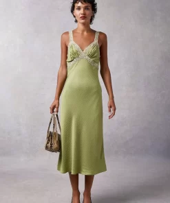 Clothing Rouje | Jenna Dress Jacquard Tilleul